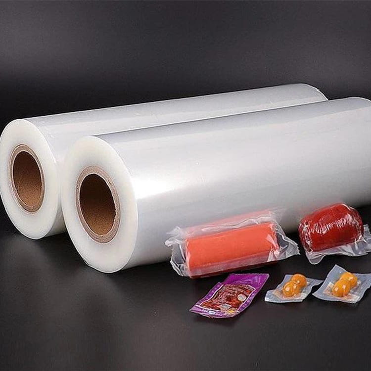 Filem Pembungkusan Plastik Tersemperit Bersama 7 Lapisan Keselamatan Makanan Lutsinar